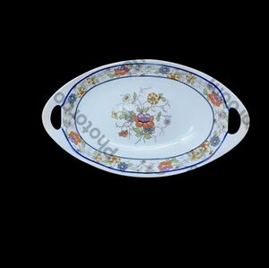 Vintage German Porcelain Handled Dish